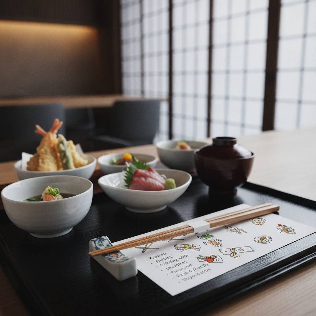 【水野一恵監修】和食マナー完全ガイド：箸のタブー一覧と文化体験